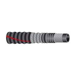 IVG VACPOWER Truck Corrugated SUCTION HOSE for SAND and ABRASIVE MATERIALS