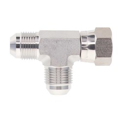 HYDRAULIC RUN TEE - BSPT Male x BSPP Female Swivel