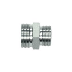 HYDRAULIC NIPPLE - BSPT Male x METRIC Male