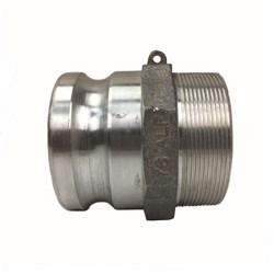 ALUMINIUM CAMLOCK MIL SPEC ADAPTOR - TYPE F x BSPT Male