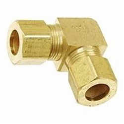BRASS COMPRESSION FITTING x UNION 90 ELBOW - Imperial tube