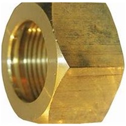 BRASS COMPRESSION FITTING x Nut - Metric tube