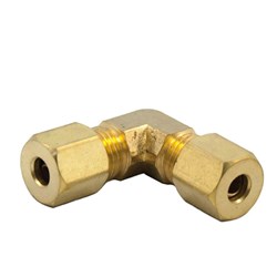 BRASS COMPRESSION FITTING x 90 Union Elbow - Metric tube