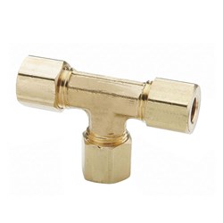 BRASS COMPRESSION FITTING x Union Tee - Metric tube
