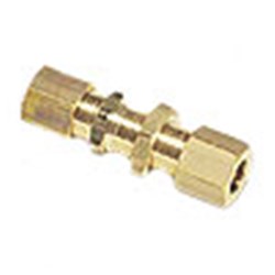 BRASS COMPRESSION FITTING x Union Bulkhead - Metric tube