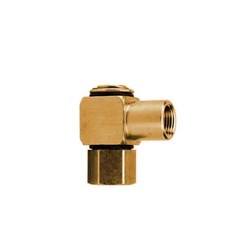 BRASS 90 ELBOW SWIVEL JOINT - Female x Female BSP