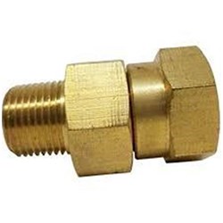 BRASS INLINE SWIVEL JOINT - Male x Female BSP