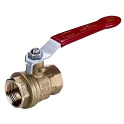 BRASS BALL VALVE - Heavy Duty, Steel handle, BSPP Female
