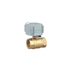 BRASS BALL VALVE x Electric Actuated - 240 VAC