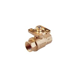 BRASS BALL VALVE - ISO PAD x BSP Female, PTFE Seals - ISO 5211