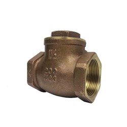 BRASS SWING CHECK VALVE - Brass Seat, BSP Female