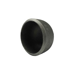 BLACK STEEL BUTTWELD CAP - Extra Strong