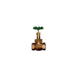 BRONZE GLOBE VALVE - Union Bonnet design, BSP Female, Stainless steel seat