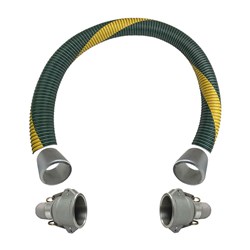 CODE 1000 HOSE - Aluminium Camlock Part C both ends, Tested & Tagged to AS 2683