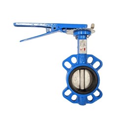 CAST IRON BUTTERFLY VALVE - WAFER WATERMARK x Lever Operated, EPDM seals