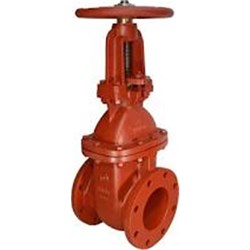 CAST IRON GATE VALVE - Rising Stem, Flanged Table D