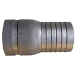 BLACK STEEL COMBINATION NIPPLE - Serrated hosetail x Roll Groove