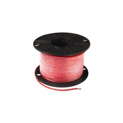 MULTICORE SOLENOID CABLE - 0.5 mm x 3 Core, Red PVC outer sheath, for 24 VAC