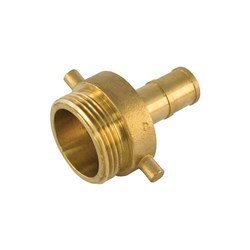 BRONZE NSW FIRE HOSE COUPLING - Grooved Hosetail x NSWFB Male