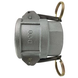 ALUMINIUM CAMLOCK COUPLER - TYPE D x BSPP Female