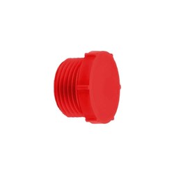 PLASTIC THREADED PLUG - BSP Male with round head