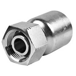 HYDRAULIC HOSE CRIMP COUPLING - METRIC x Light Female Swivel