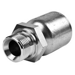 HYDRAULIC HOSE CRIMP COUPLING - BSPP Male