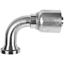 HYDRAULIC HOSE CRIMP COUPLING  - Flange Code 61 Swept  Elbow x 90 Degree