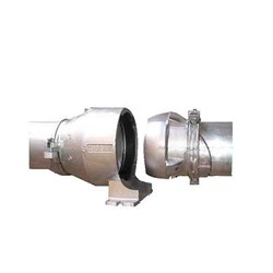 IRRIGATION PIPE COUPLING - Assembly with Slow Drain seals & clamp, QISJAX brand