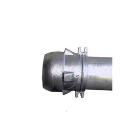 IRRIGATION PIPE COUPLING - Male half with Slow Drain seals & clamp, QISJAX brand