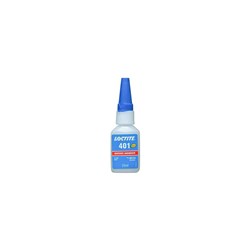 LOCTITE 401 Instant Adhesive for general purpose is designed for the assembly of difficult to-bond materials which require uniform stress distribution and strong tension and/or shear strength.