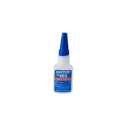 LOCTITE 403 INSTANT ADHESIVE is suitable for applications where vapor control is difficult, provides rapid bonding, for bonding porous or absorbent materials. 