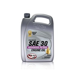 Hi-Tec Premier SAE 30 monograde engine oil for 4 stroke petrol (lawn mowers) and older normally aspirated diesel engines. 