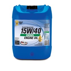 HI-TECH OILS FLEETMASTER CI-4 15W/40 diesel engine oil for top performance & long service life in 4 stroke turbo-charged & normally aspirated diesel engines.