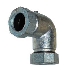GALVANISED IRON PIPE FITTING - 90 COMPRESSION ELBOW for Pipe