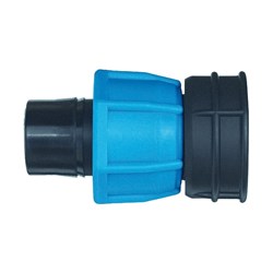 NYGLASS METRIC COMPRESSION MULTIFIT CONNECTOR - BSPT Female