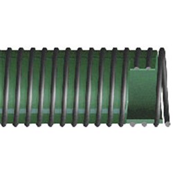 PVC GREENLINE SUCTION HOSE - Materials handling, external helix