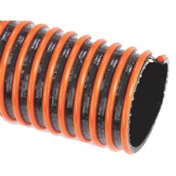 PVC/PU SUCTION HOSE - BUMBLE BEE, anti-static, external helix