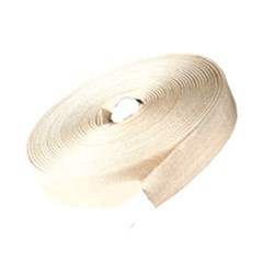 Woven Jacket Layflat Fire Hose - White polyester fabric