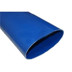 Woven Jacket Layflat Potable Water Hose - Blue Polyurethane