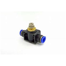 NYLON PUSH-IN TUBE SPEED CONTROL VALVE - Imperial tube to tube