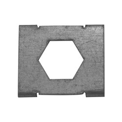 PIPE AND TUBE CLAMP - Standard Stacking Plate for Twin clamp, steel