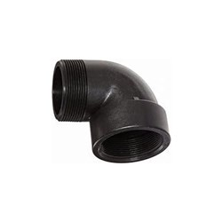 POLYPROPYLENE 90 STREET ELBOW - BSPT male x BSPT female