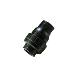 PVC BALL SPRING CHECK VALVE - BSP Female x EPDM Seals