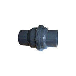 PVC SPRING CHECK VALVE - BSP Female, EPDM seals