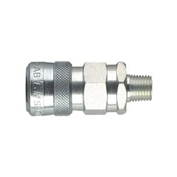 STEEL PLATED QUICK COUPLER SOCKET - CEJN Series 115 x NPT Male, NBR