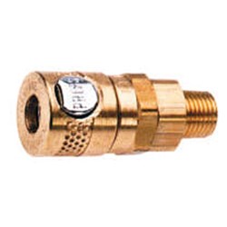 BRASS QUICK COUPLER SOCKET - JAMEC Series 310 & 320 to BSPT male