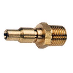 BRASS QUICK COUPLER PLUG - JAMEC Series 310 & 320 to BSPT male