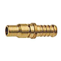 BRASS QUICK COUPLER PLUG - JAMEC Series 330 to Hosetail