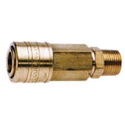 BRASS QUICK COUPLER SOCKET - JAMEC Series 340 to BSPT male